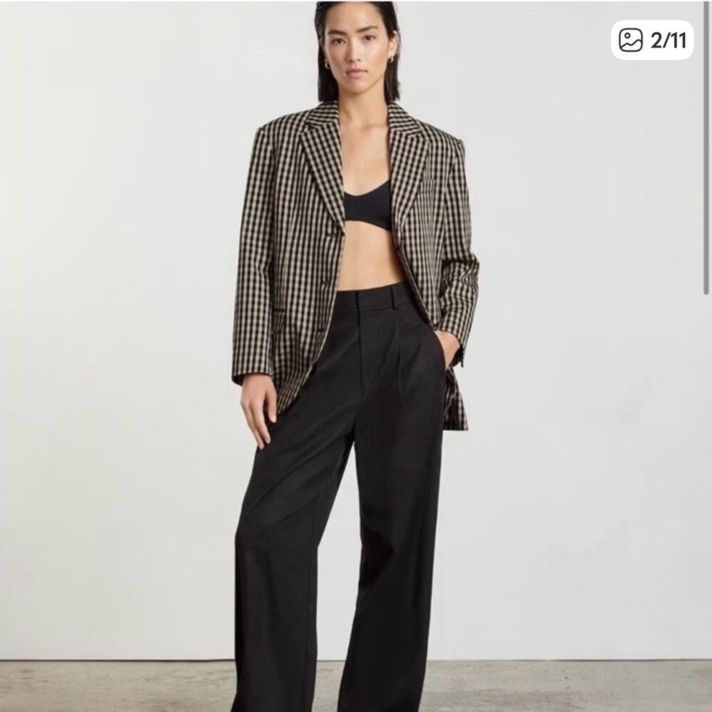 Everlane Gingham Blazer